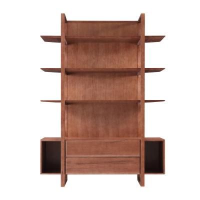 Modern Bookcase Wooden Solid Wood Bookshelf