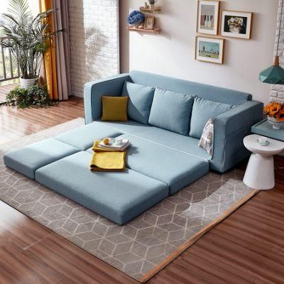 Quanu 102556 Quanu Modern Fabric Living Room Sofa Bed Furniture Cheap Folding Sofa Bed