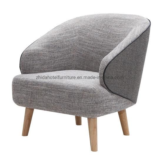 Japan Style Teak Wood Living Room MID Back Leisure Living Room Chair