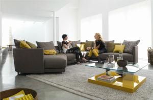 Living Room Furniture Corner Sectional Modern Fabric Sofa (F302)