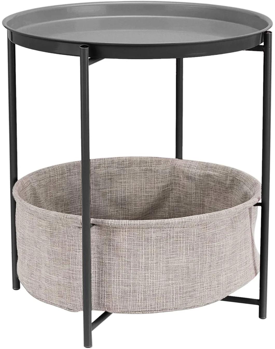 Modern Minimalistic Living Room Furniture Round Coffee Table with Storage