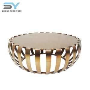 Living Room Furniture Modern Glass Coffee Table Factory Side Table