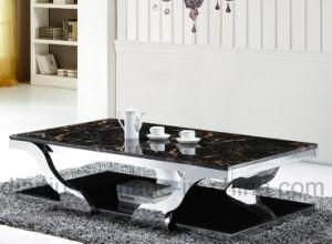 Modern Furniture Stainless Steel Coffee Table (CT803)