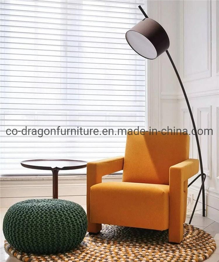 2021 Home Furniture Wooden Frame Fabric Leisure Chair with Arm