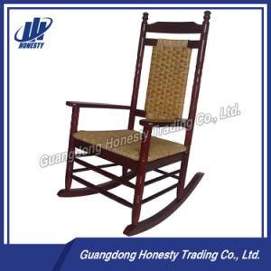 Cy2272 New Arrival Wood Rocking Chair with Rattan