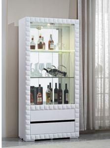 MDF Living Dining Room Liquor Wine Display Cabinet with Shelf Modern Home Furniture