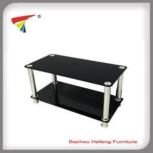 Wholesale Black Tempered Glass Coffee Table (CT077)