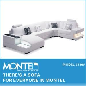 Furniture, Sofa, Modern White Leather Corner Sofa Bed