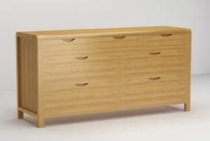 Wooden Furniture Solid Oak 3+4 Drawer Cabinet (HSR-009)