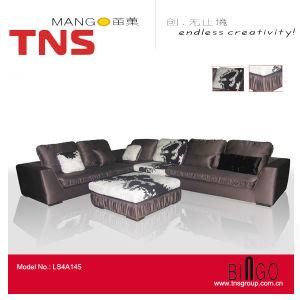 Modern Furniture Corner Sofa with Ottoman (LS4A145)