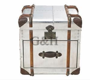 American Retro Industrial Steamer Chest Trunk