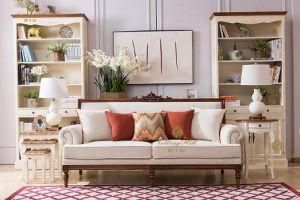 Home Fabric Furniture Solid Wood Living Room Sofa