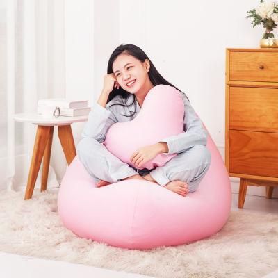 Luckysac Decompression Heart Shaped Beanbag Outdoor and Indoor Lightweight Beanbag