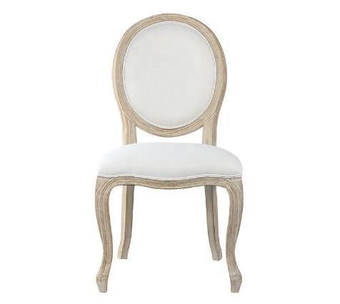 Furniture Hotel Cane Antique Wedding French Oak Wooden Elegant Fabric Banquet Chair