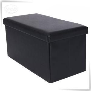 Black Foldable Handmade Storage Box for Home