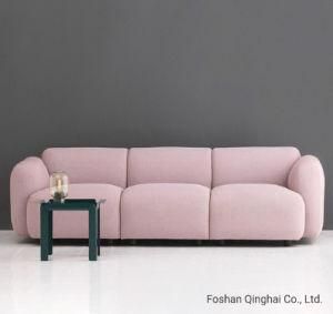 Soft Sofa Pink Lovely Modern Furniture Fabric Sofa
