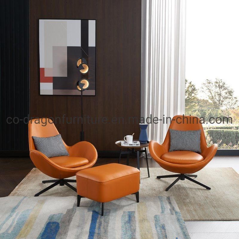Leisure Leather Antique Lounge Chair Sets for Living Room Furniture