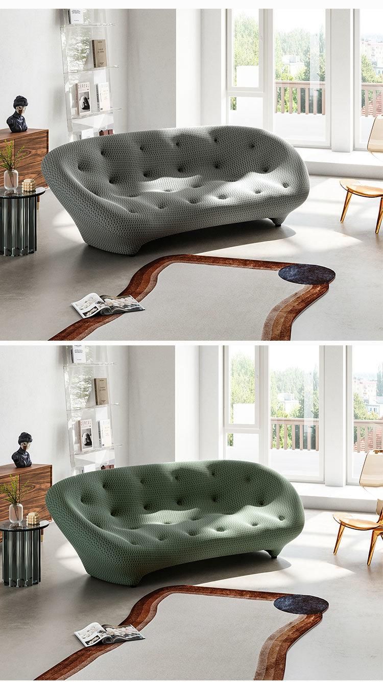 Hot High Back Fabric Living Room Set Hotel Furniture Luxury Sofa Tbs021