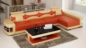Modern Design Sofa with Wooden for Living Room Sofa L Shaped Furniture