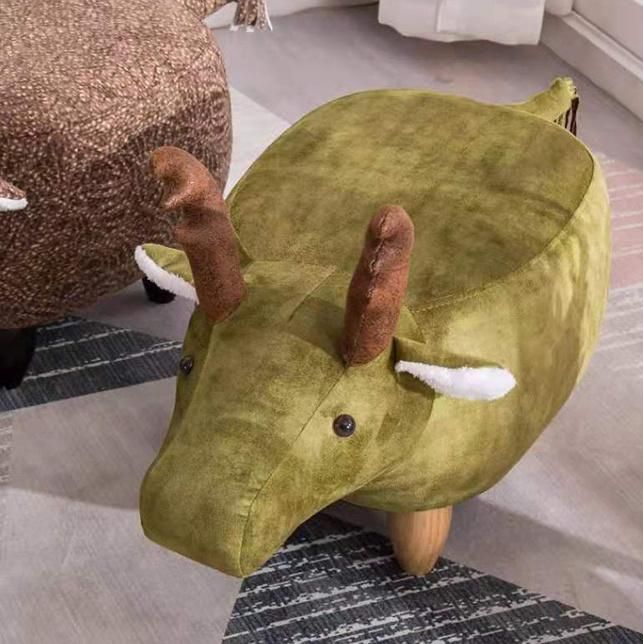 Li&Sung Christmas Animal Stool New Design Cute Elk Stool