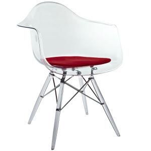 PC Transparent Modern Eames Armchair Daw