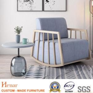 2019 Living Room Oak Wood Rocking Chair with Cushion
