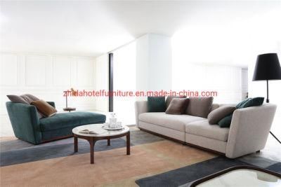 Modern Living Room Furniture Fabric Home Sofa Wooden Leg Sofa