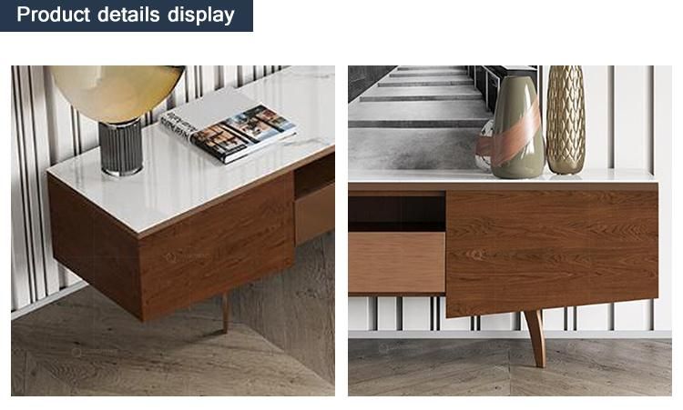Germany Modern Market TV Table Brown Television Cabinet