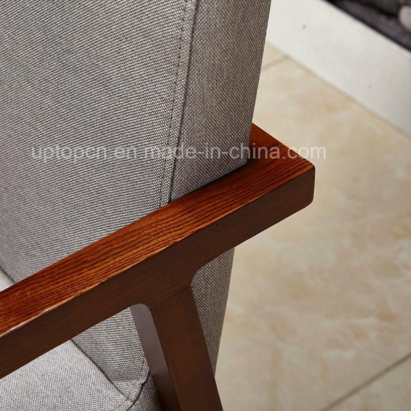 (SP-EC612) Hotel Living Room Wood Frame Upholstery Lobby Chair
