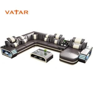 Vatar Foshan City Sofa, Foshan Furniture Leather Living Room Sofas