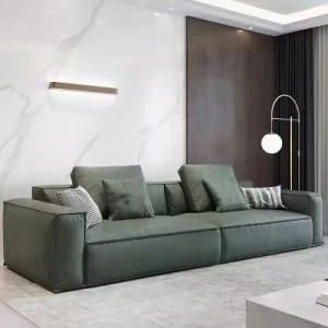 New Italian Luxury Style Modern Sectional Sofa Light Luxury Simple Design Sofa Set Living Room Furniture