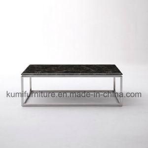 Marble Top Stainless Steel Table with Hotel Furniture