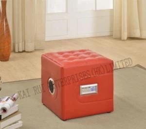 Music Storage Multifunctional Foldable Modern PVC Leather Ottoman