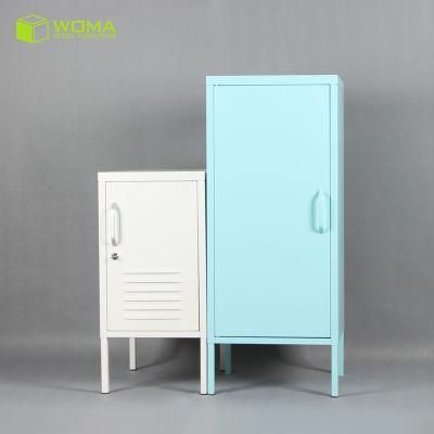 Luoyang Factory 1 Door Small Drawers Cabinet Steel Home Furniture Bedside Drawer