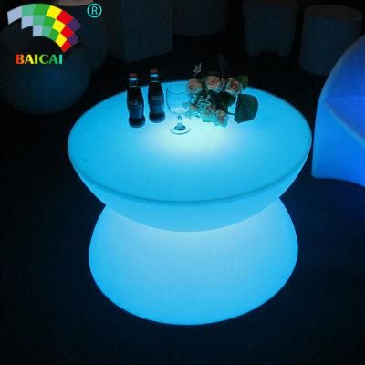 Elegant Coffee Table LED Illuminate Table Hotel Furniture