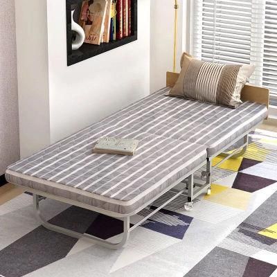 High Quality Metal Frame Folding Bed with Good Mattress