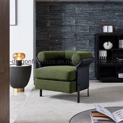 Modern Home Furniture Wooden Frame Fabric Simple Sofa Leisure Chair