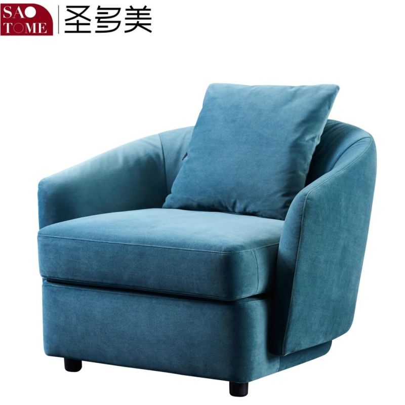 New Lazy Sofa Hotel Living Room Can Be Customized Leather Leisure Chair