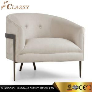 Luxury Modern Chesterfield Fabric Armchair Club Chair for Home Furniture