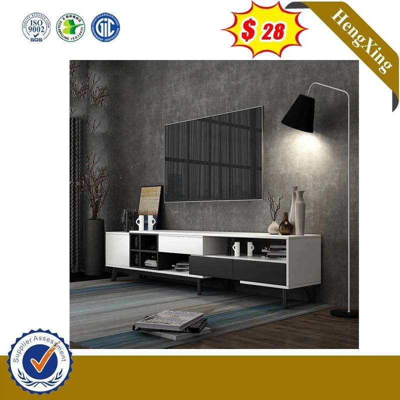 Custom Design Wholesale Wood White TV Stand with Plastic TV Storage (IMG-6689)