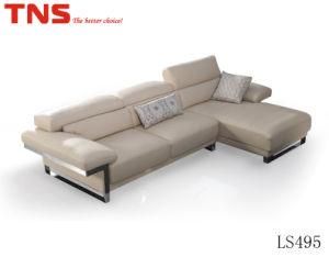 Modern Leisure Corner Sofa with Metal Leg (LS495)