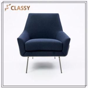 Fabric Leisure Sofa Chair Metal Legs Furniture Sofa Chair