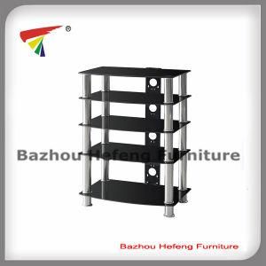 New Style High Tempered Glass TV Stand for Home Furniture (TV011)