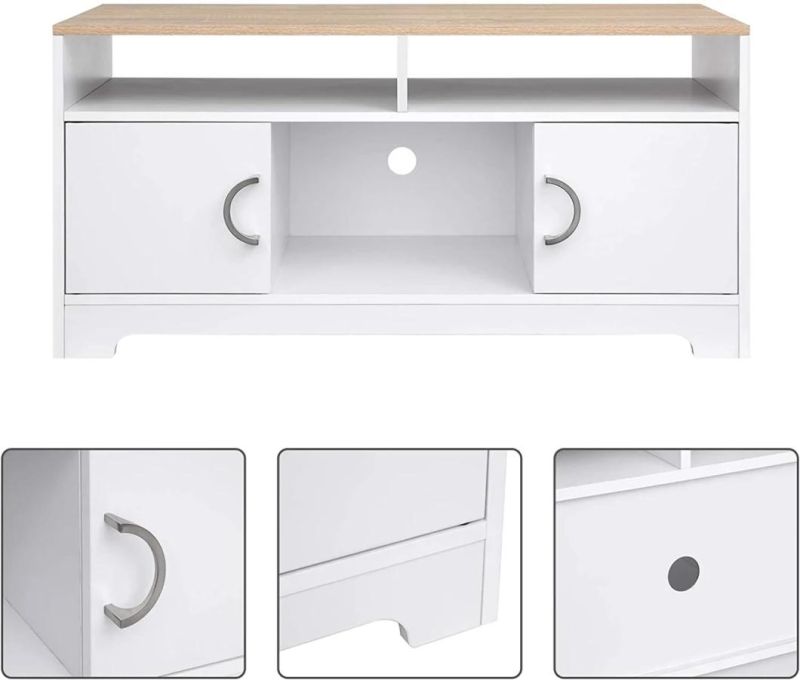 2 Drawer TV Cabinet with 5 Storage Units