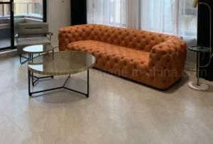2021 New Design Chesterfield Sofa in Top Grain Italian Leather