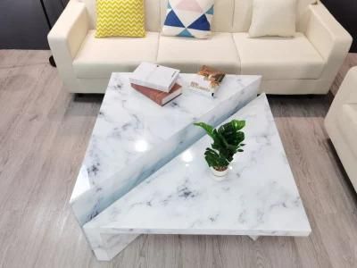 Simple Style Factory Price Crushed Diamond Mirrored Coffee Table