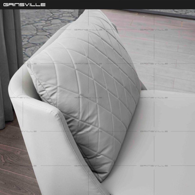 Luxury Design Furniture Leisure Leather Lounge Chaise for Home Hotel Villa Usage GS9019
