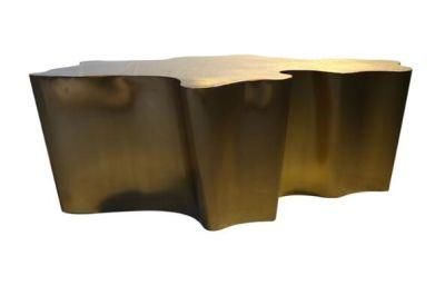 Metal Coffee Table in Bronze Finish with Customized Size Available