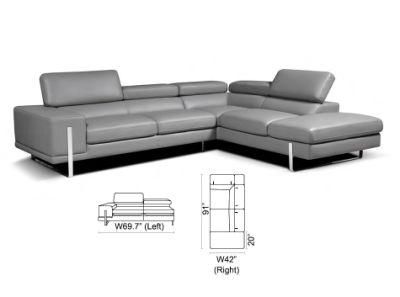 2018 New Leather Sofa Set Living Room L-Shape Sofa Simple Luxury Sofa