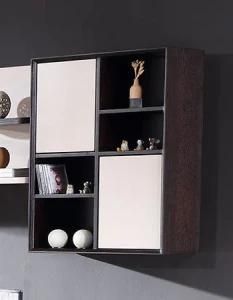 Trendy Simple Modern Wooden Wall Cupboard for Living Room (YA965G-B)